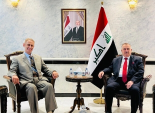 سفير جمهورية العراق لدى المملكة الأردنية الهاشمية يستقبل المدير الإقليمي لمنظمة الخدمات الإغاثية الإنسانية