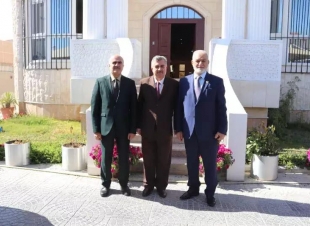 السفيرعمر البرزنجي يستقبل مستشار فخامة رئيس الجمهورية 