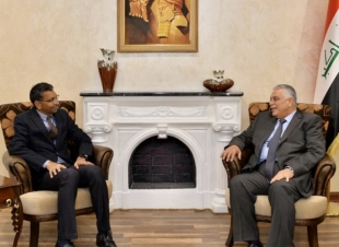 رئيس دائرة آسيا وأستراليا يلتقي السفير الهندي لدى العراق