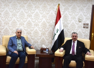 الوكيل البرزنجي يستقبل السيد شورش حسين أحمد/ المستشار في مجلس النواب 