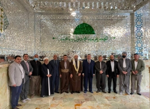 السفير البرزنجي في زيارة تفقدية لابناء عمومته في محافظة اربيل