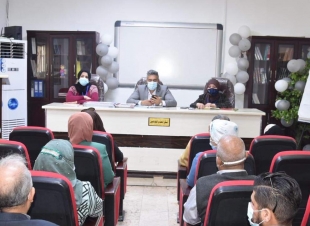 اجتماع مسؤولي وحدة المختبر  في قطاع الدورة للرعاية الصحية