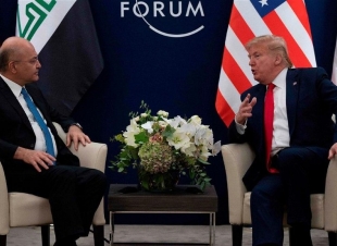 ترامب لصالح : سنواصل تعاوننا العسكري مع العراق   
