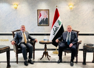 سفير جمهورية العراق لدى المملكة الأردنية الهاشمية يستقبل مدير المركز التجاري العراقي في الأردن بمناسبة انتهاء مهام عمله