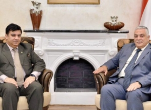 رئيس دائرة آسيا وأستراليا يلتقي السفير الباكستانيّ لدى العراق