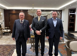 السفير البرزنجي يلتقي الوكيل الفني لوزارة البيئة د. جاسم الفلاحي.