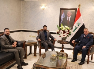 السفير البرزنجي يستقبل عضو مجلس محافظة كركوك  الدكتور احمد فاتح.