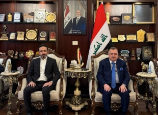 سفير جمهورية العراق لدى المملكة الأردنية الهاشمية يستقبل وكيل وزارة التجارة العراقية للشؤون الاقتصادية