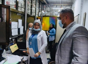 مدير قطاع الدورة يقوم بزيارة اشرافية لمركز صحي التحدي الرئيسي
