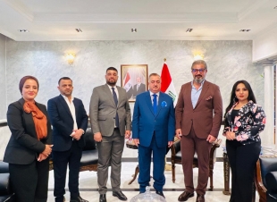 سفير جمهورية العراق لدى المملكة الأردنية الهاشمية يستقبل رئيس قسم المهرجانات والجوائز الثقافية في وزارة الثقافة