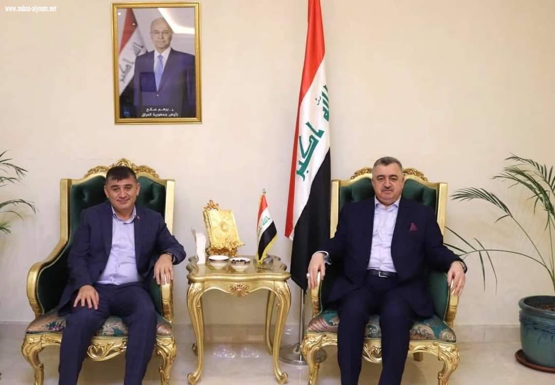 السفير عمر البرزنجي يستقبل سفير الجمهورية التركية الجديد السيد مصطفى جوكسو في دار السكن