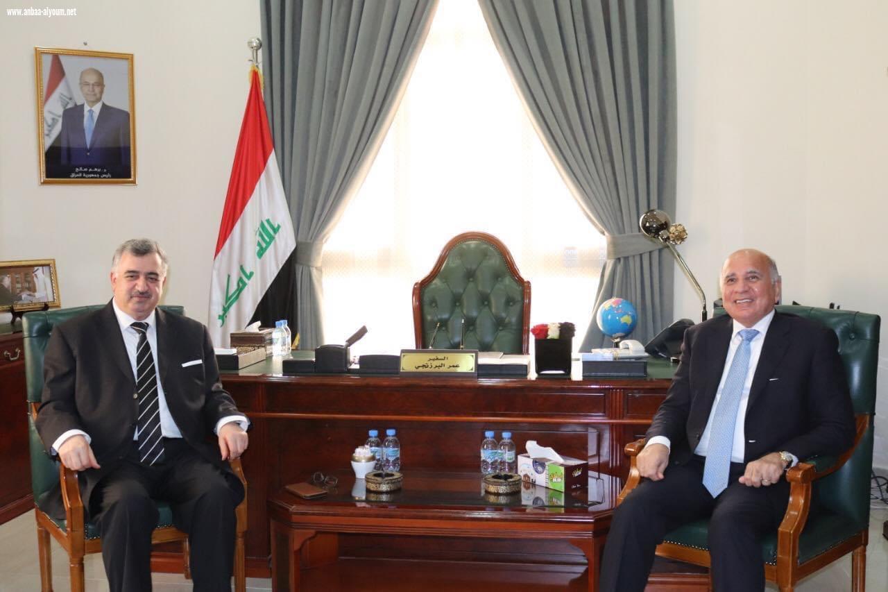 معالي وزير الخارجية  العراقي يَصل الدوحة في زيارة رسمية