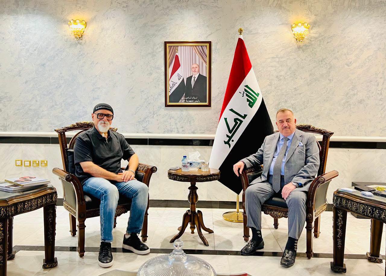 سفير جمهورية العراق لدى المملكة الأردنية الهاشمية يستقبل الفنان العراقي أحمد البحراني