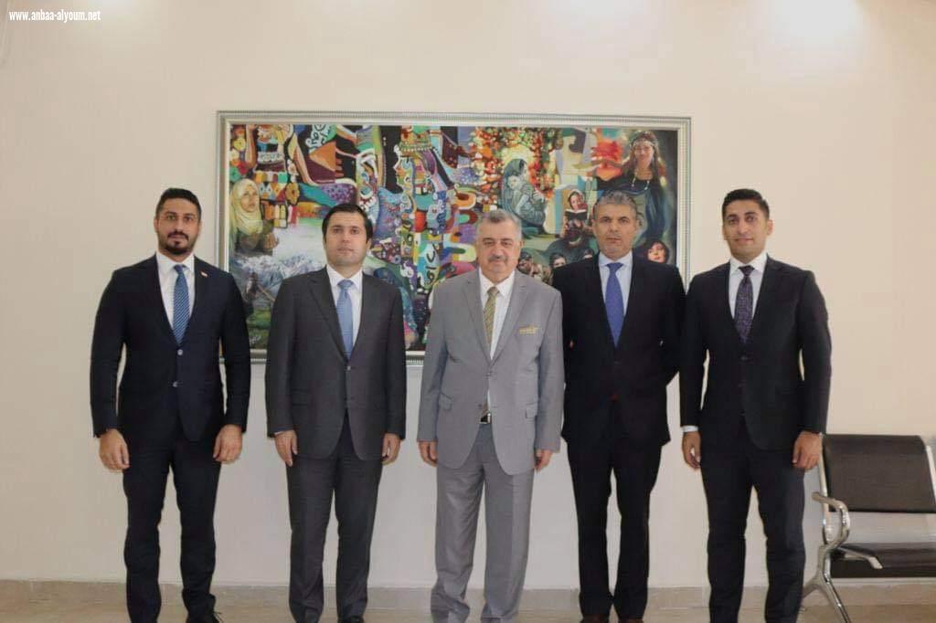 السفير البرزنجي يستقبل في مكتبه وفد مراسم رئاسة اقليم كوردستان العراق