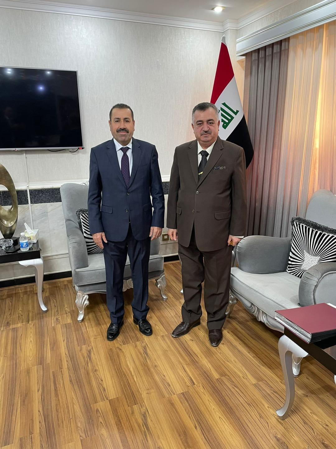 الوكيل البرزنجي يستقبل عضو في مجلس النواب