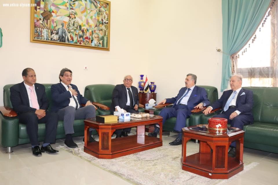  البرزنجي يستقبل الاستاذ عبد القادر البريفكاني وبعض الاساتذة الكرام في مكتبه صباح يوم الأحد 8/12/2019