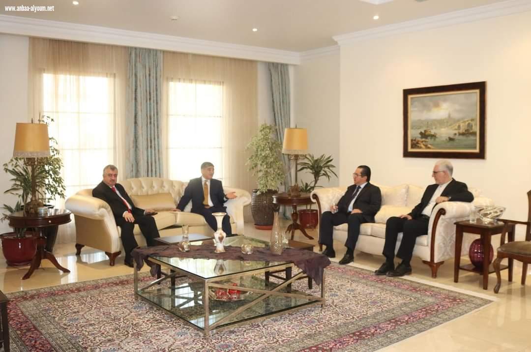 السفير البرزنجي يلبي دعوة من سعادة سفير الجمهورية التركية الصديقة لدى دولة قطر