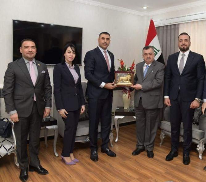 الوكيل البرزنجي يستقبل الأمين العام للمركز الدبلوماسي للدراسات والتنمية