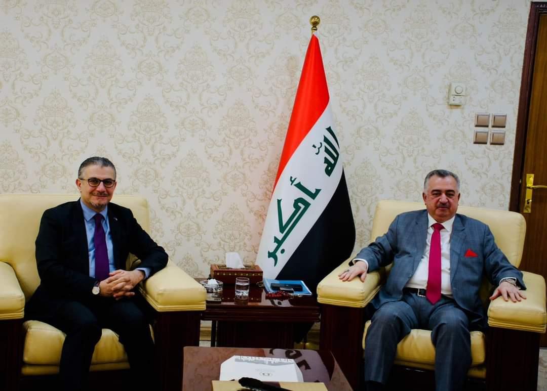 الوكيل البرزنجي يستقبل مدير المكتب التنسيقي لمنظمة الصحة العالمية في بغداد
