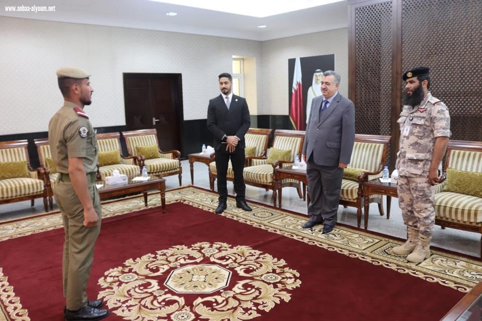 البرزنجي يزور كلية احمد بن محمد العسكرية للوقوف على احوال مرشحي الضباط العراقيين فيها