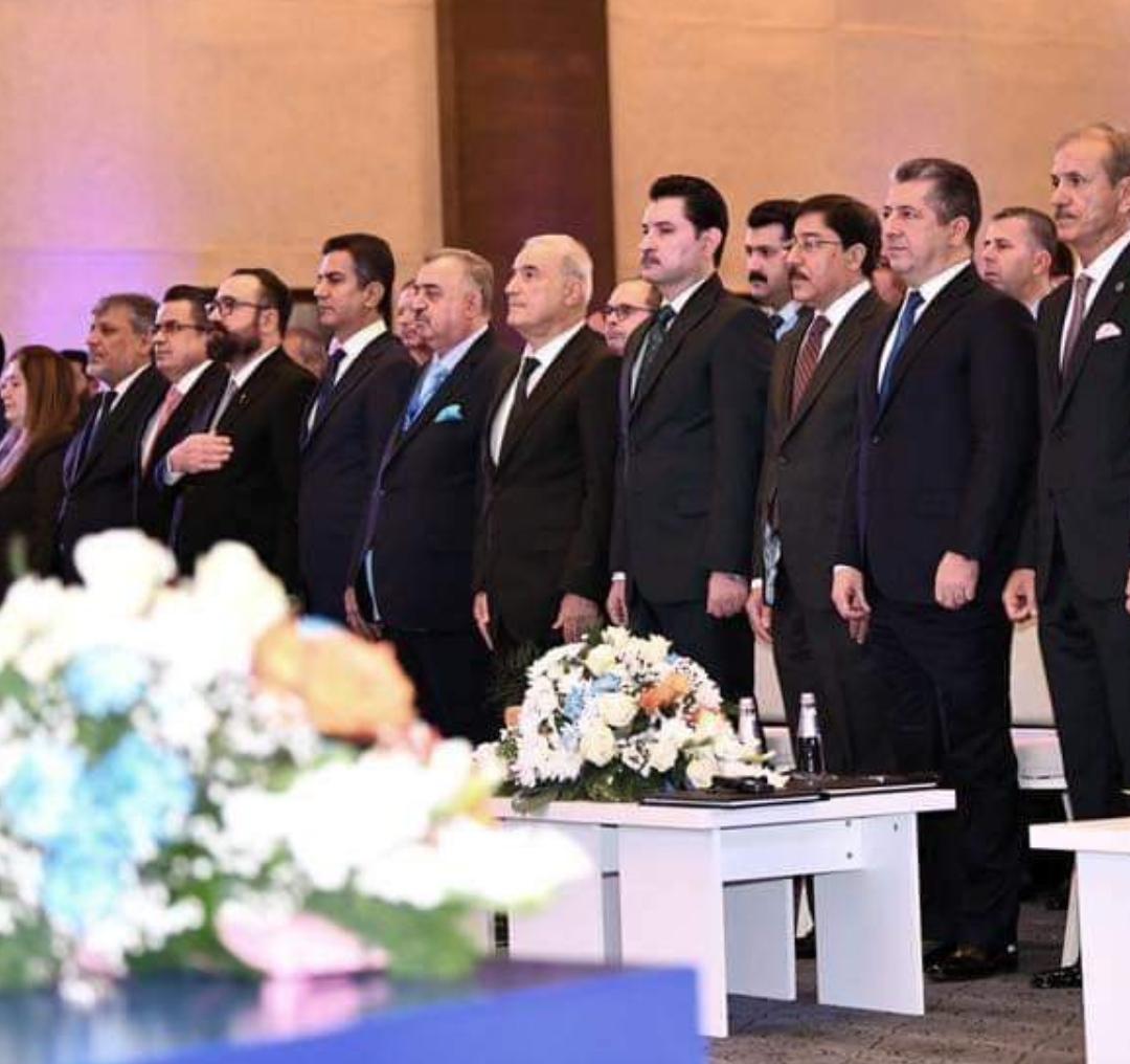 وكيل وزارة الخارجية للشؤون متعددة الأطراف والشؤون والقانونية يشارك في المؤتمر المصرفي العراقي - كوردستان العراق .