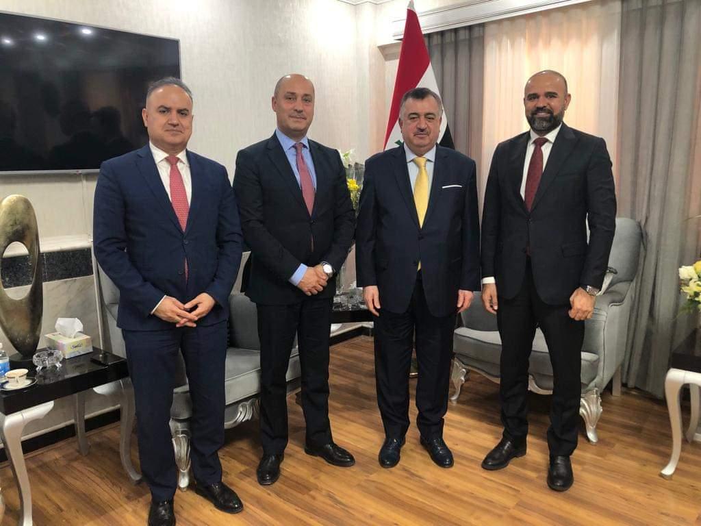 الوكيل البرزنجي يستقبل الملحق العسكري العراقي المعتمد لدى الجمهورية الفرنسية