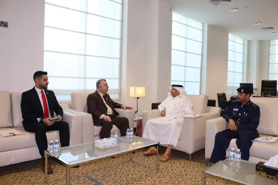  السفير البرزنجي يزور سعادة مدير ادارة التعاون الدولي ورئيس لجنة مكافحة الارهاب