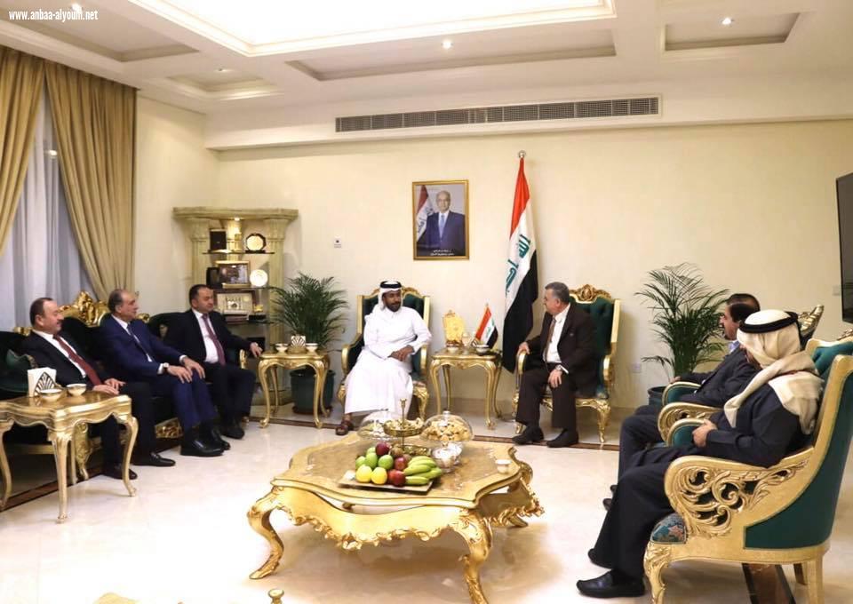 البرزنجي في استقبال ضيوف اعزاء يوم الاربعاء الماضي 4/2/2020 ولم ننشر بسبب انشغالنا بمراسيم العزاء