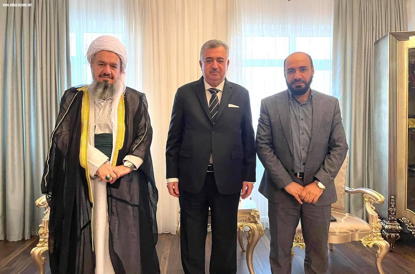 البرزنجي يستقبل الشيخ بهاء الدين النقشبندي