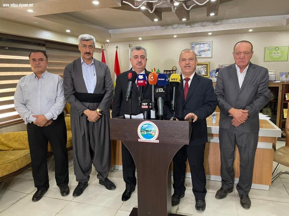 البرزنجي يزور رئيس اتحاد المستوردين والمصدرين في اقليم كوردستان العراق