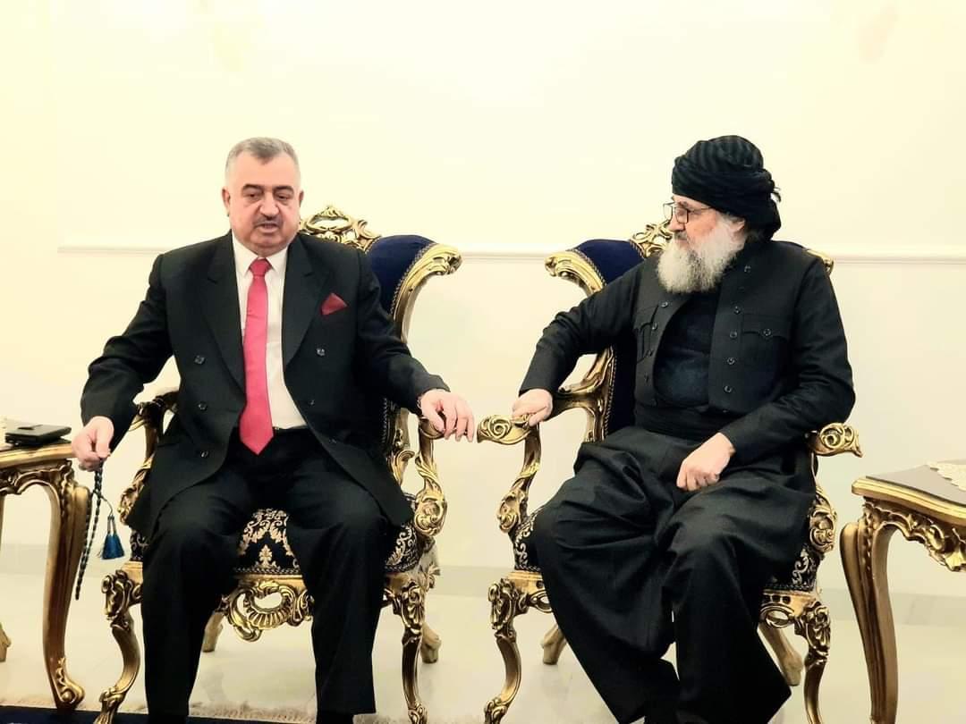 وكيل وزارة الخارجية عمر البرزنجي يلبي دعوة المرشد العام للحركة الاسلامية في كوردستان العراق
