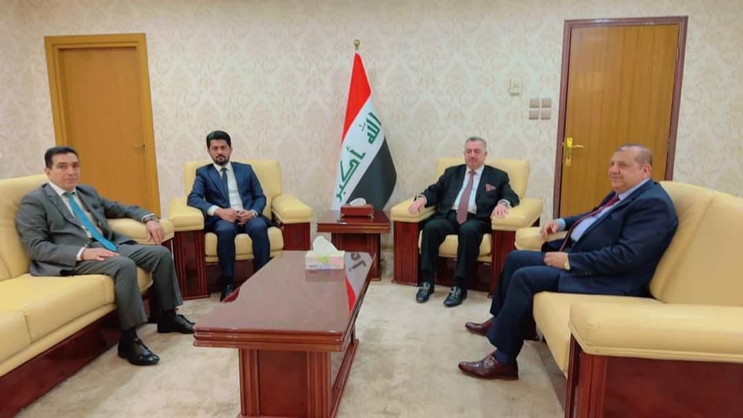 الوكيل البرزنجي يستقبل النائب ضياء الحسناوي، وعضو اللجنة العليا للسياحة السيد صادق الهر، والدكتور سامي الحسناوي .