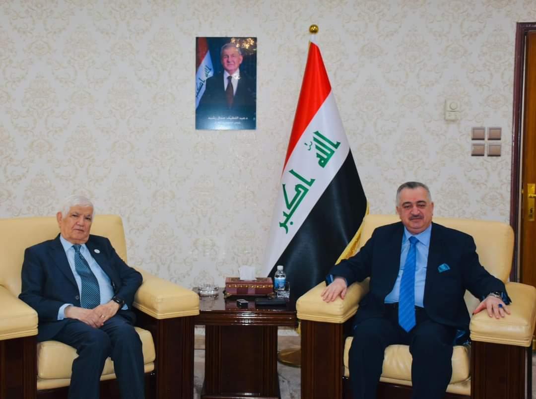 وكيل وزارة الخارجية للشؤون متعددة الأطراف والشؤون القانونية يستقبل رئيس مؤسسة الرئيس جلال طالباني