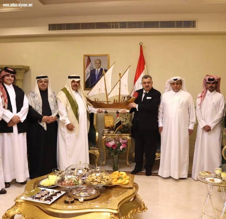 السفير البرزنجي يستقبل سفير الجمهورية الاسلامية الايرانية لدى الدوحة