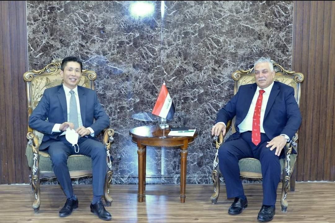 رئيس دائرة آسيا وأستراليا يلتقي السفير الصينيّ لدى العراق