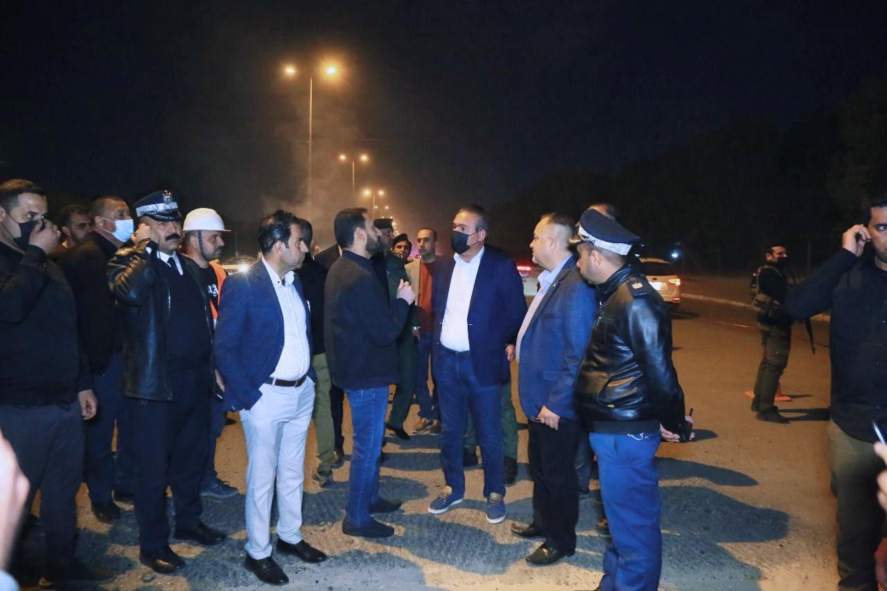 المعمار علاء معن يوجه باكساء شارع ١٤ تموز الاسبوع المقبل مؤكداً بان العمل جار على تأهيله وفق المواصفات الفنية العالية