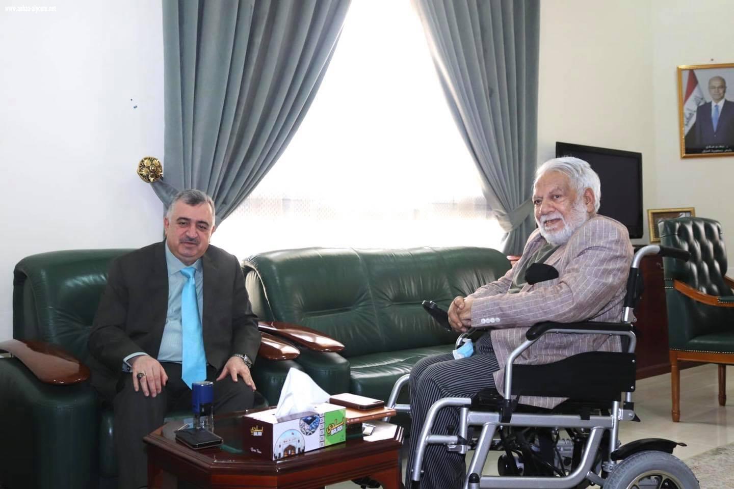 السفير عمر البرزنجي يستقبل الدكتور طالب البغدادي