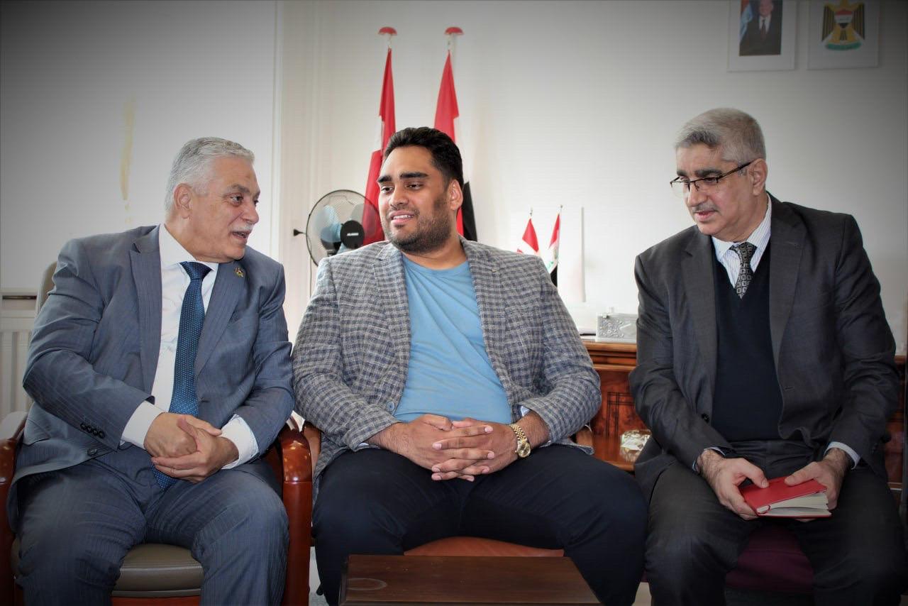 لقاء رئيس بعثة جمهورية العراق مع ابناء الجالية