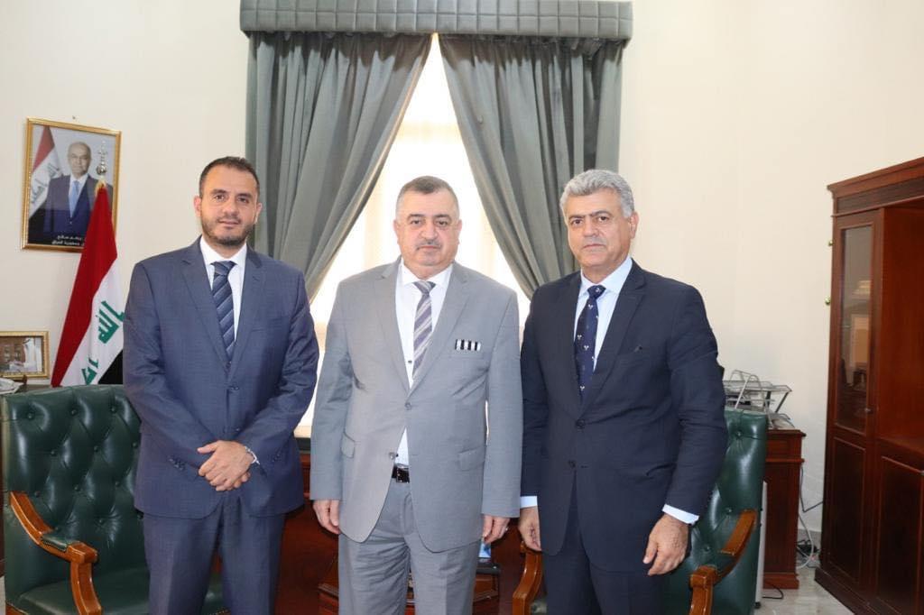 السفير البرزنجي يستقبل الاستاذ شفيق شباط