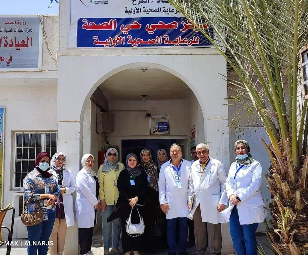 باشراف  الدكتور مثنى رافع قدوري زيارات تفتيشية مستمرة  في وحدات المراكز الصحية . 