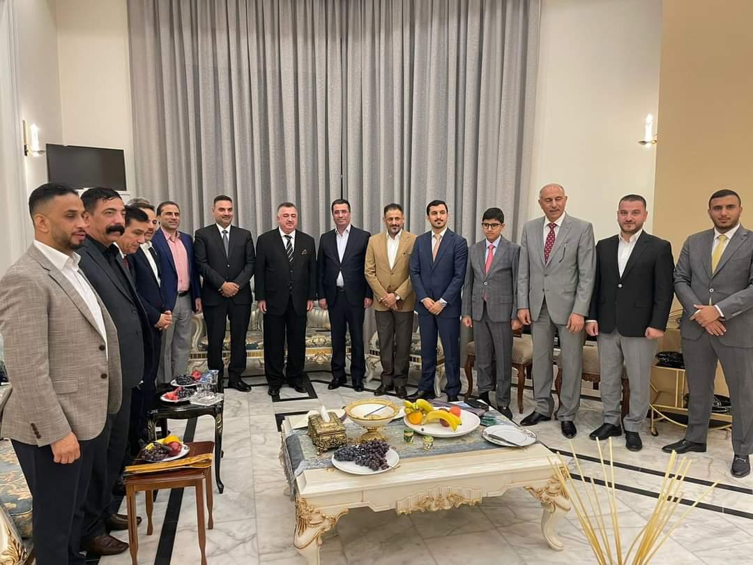 الوكيل البرزنجي يلبّي دعوة النائب السابق الدكتور أحمد العباسي