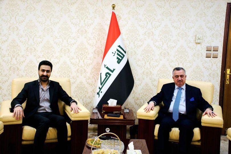 الوكيل البرزنجي يستقبل السيد محسن البارزاني