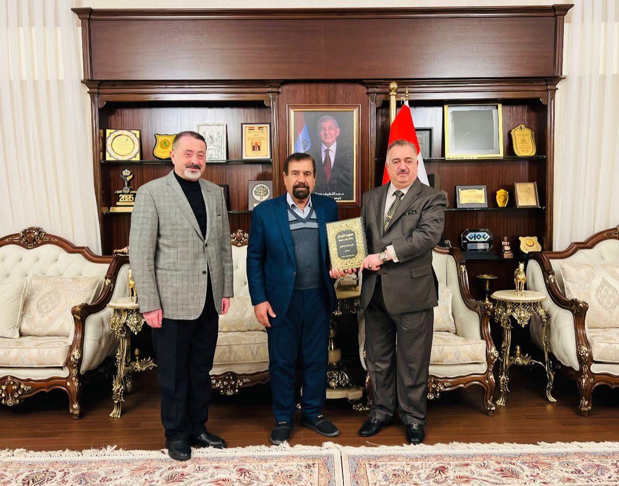 سفير جمهورية العراق لدى المملكة الأردنية الهاشمية يستقبل المؤرخ والنسّابة الدكتور ثامر عبد الحسن العامري