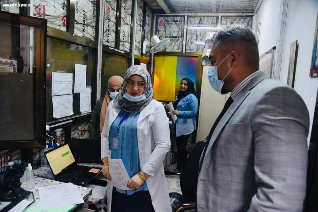 مدير قطاع الدورة يقوم بزيارة اشرافية لمركز صحي التحدي الرئيسي