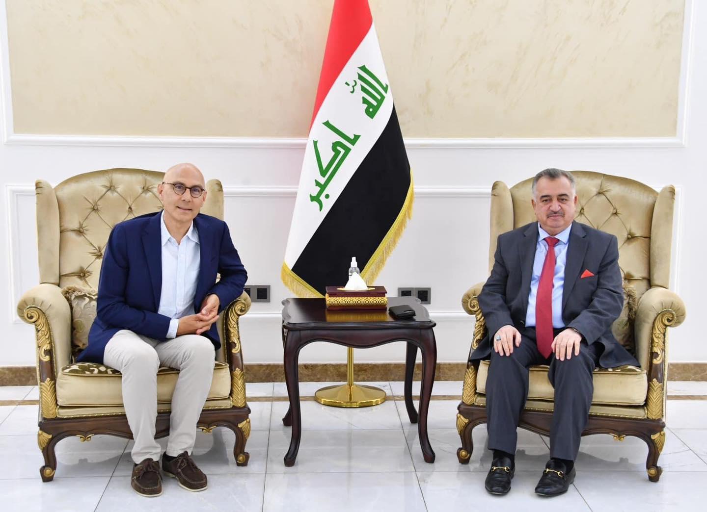 وكيل وزارة الخارجيَّة للشُؤُون مُتعددة الأطراف والشُؤُون القانونيَّة يستقبل مفوّض الأمم المتّحدة الساميّ لحقوق الإنسان 