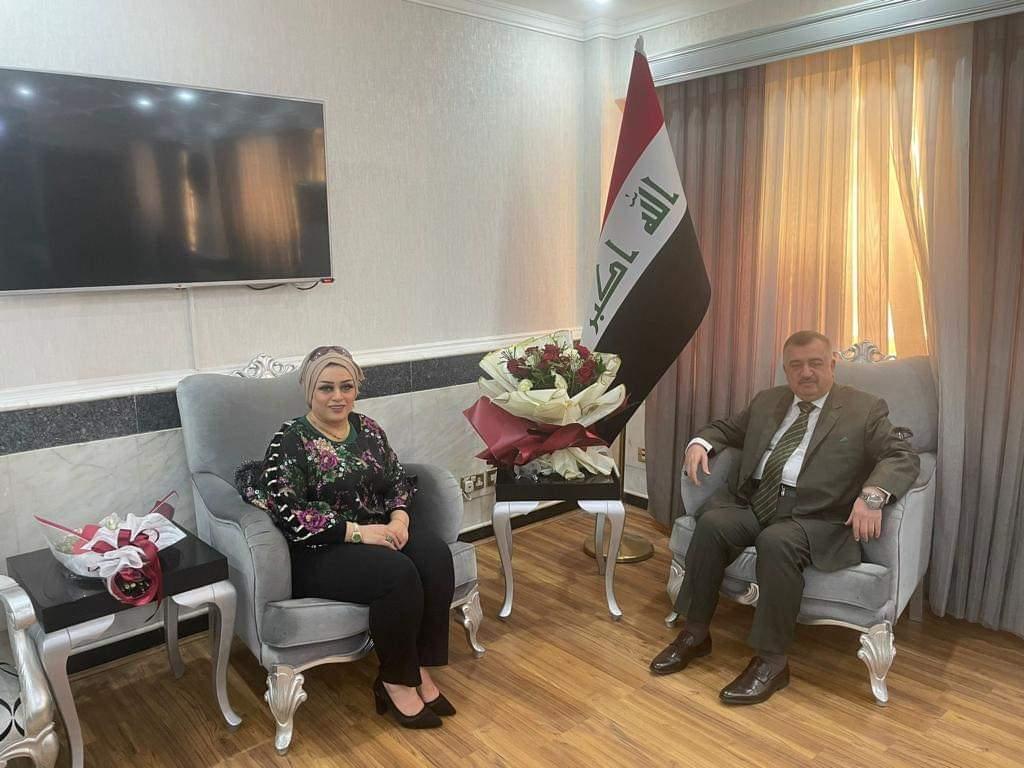 الوكيل البرزنجي يستقبل عضو مجلس نواب سابق