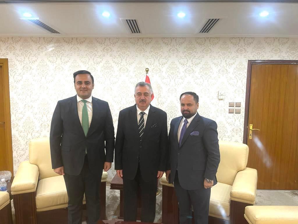 الوكيل البرزنجي يستقبل المدير التنفيذي لمجموعة شركات گه لياوه