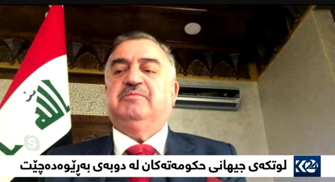 الوكيل البرزنجي يُجري مقابلةً تلفزيونيةً مع قناة كوردستان 24 بشأن القمة العالمية للحكومات