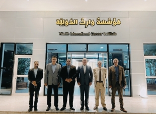 المعمار علاء معن يعلن العلاج المجاني لاطفال بغداد المصابين بامراض الاورام الصلبة واورام الدم في مؤسسة وارث الطبية الدولية في كربلاء المقدسة