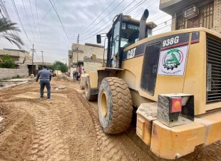 الجهد الخدمي: المباشرة بتأهيل منطقة الجوادين وإكمال 60 منطقة في قاطع الشعب